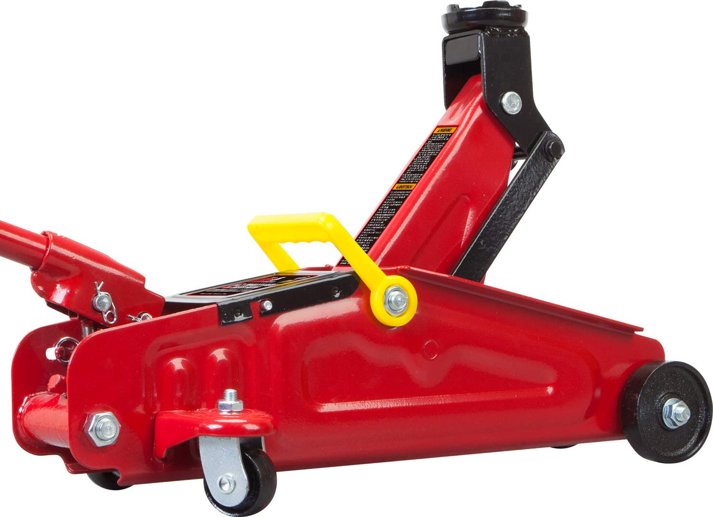 BIG RED T820014S Torin Hydraulic Trolley Service/Floor Jack with Blow Mold Carrying Storage Case, 1.5 Ton (3,000 lb) Capacity, Red