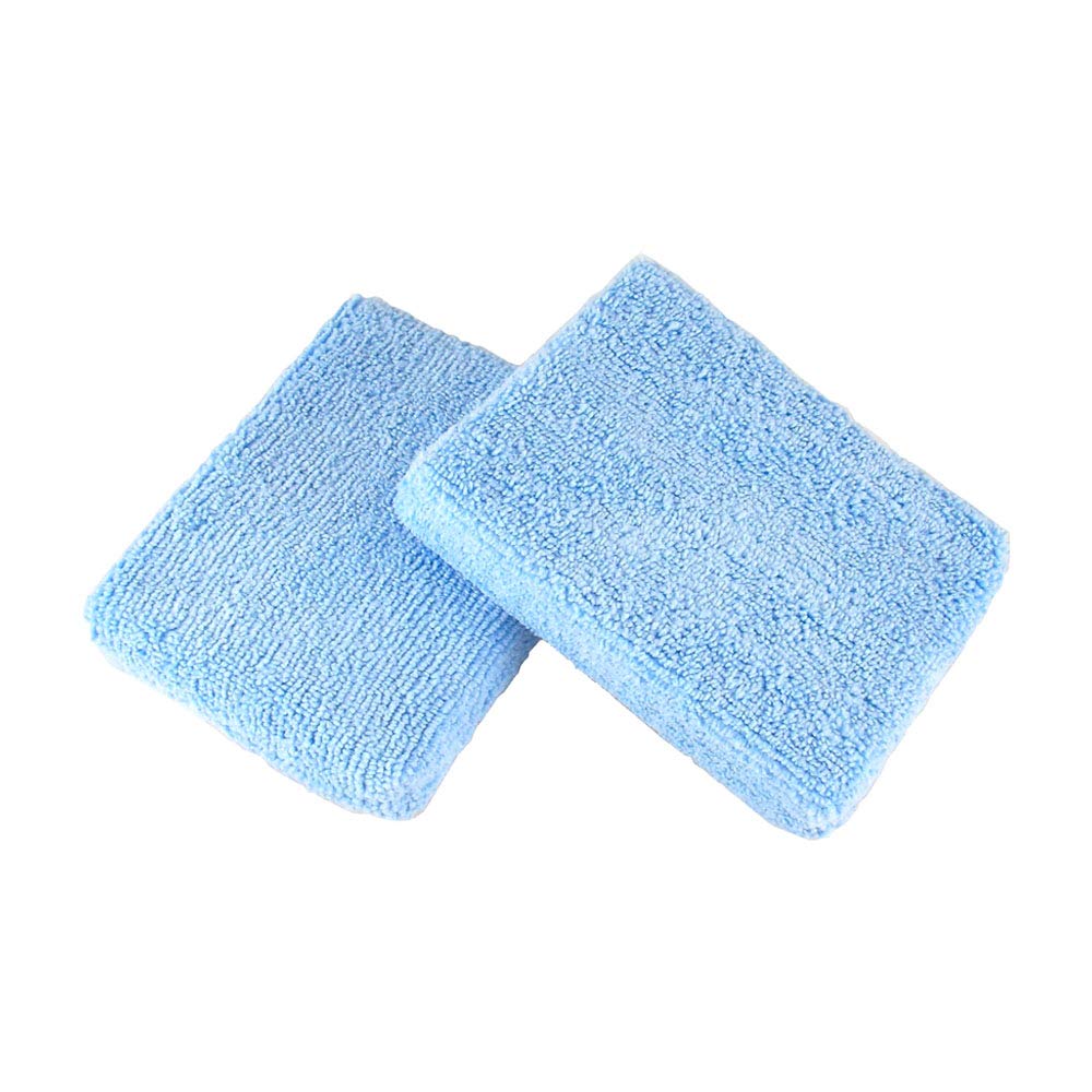 HI-TECH Microfiber Car Wax Applicator Pad, 5" x 3.75" x 1" (324)