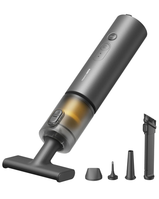 HOTO Handheld Car Vacuum Cleaner Cordless, 4-in-1 Portable Mini Vacuum with 20000Pa Strong Suction, Electric Compressed Air Duster Blower for Car, Desk, Computer, Keyboard, Home, Office Cleaning