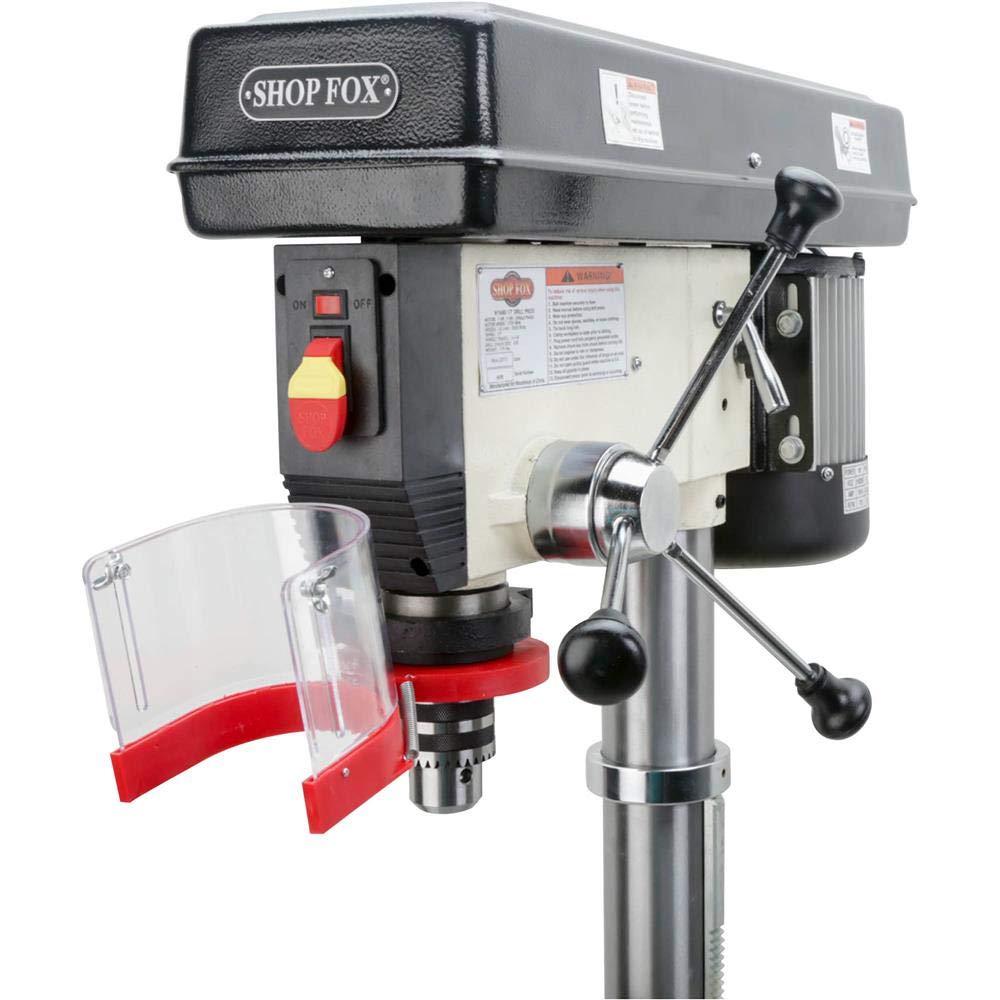 SHOP FOX W1680 1-Horsepower 17-Inch Floor Model Drill Press, 34 Inch