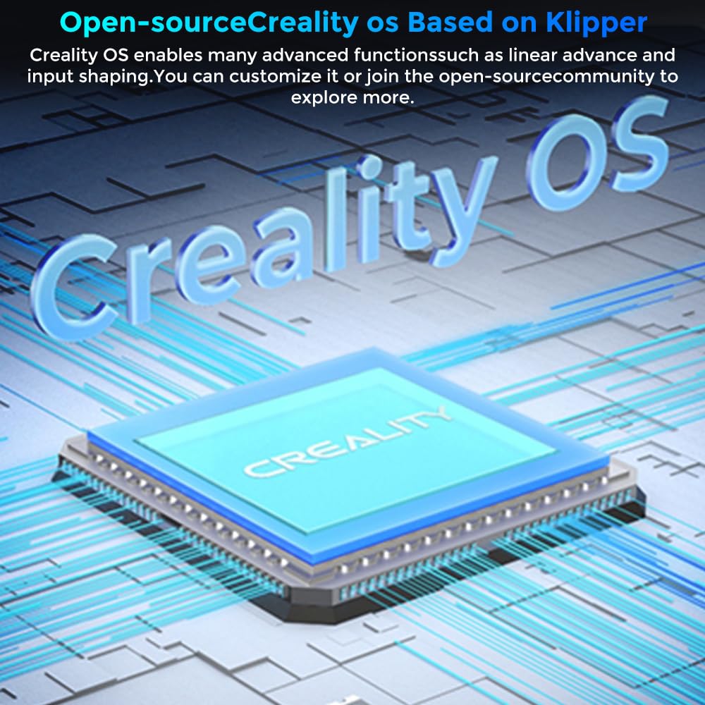 Creality K1 SE 3D Printer, with 600 mm/s Printing Speed CoreXY Auto Leveling and Z-Offset, 300℃ Dual-Gear Direct Extruder Full Metal Die Cast Upgraded K1, Printing Size 8.66x8.66x9.84 inch