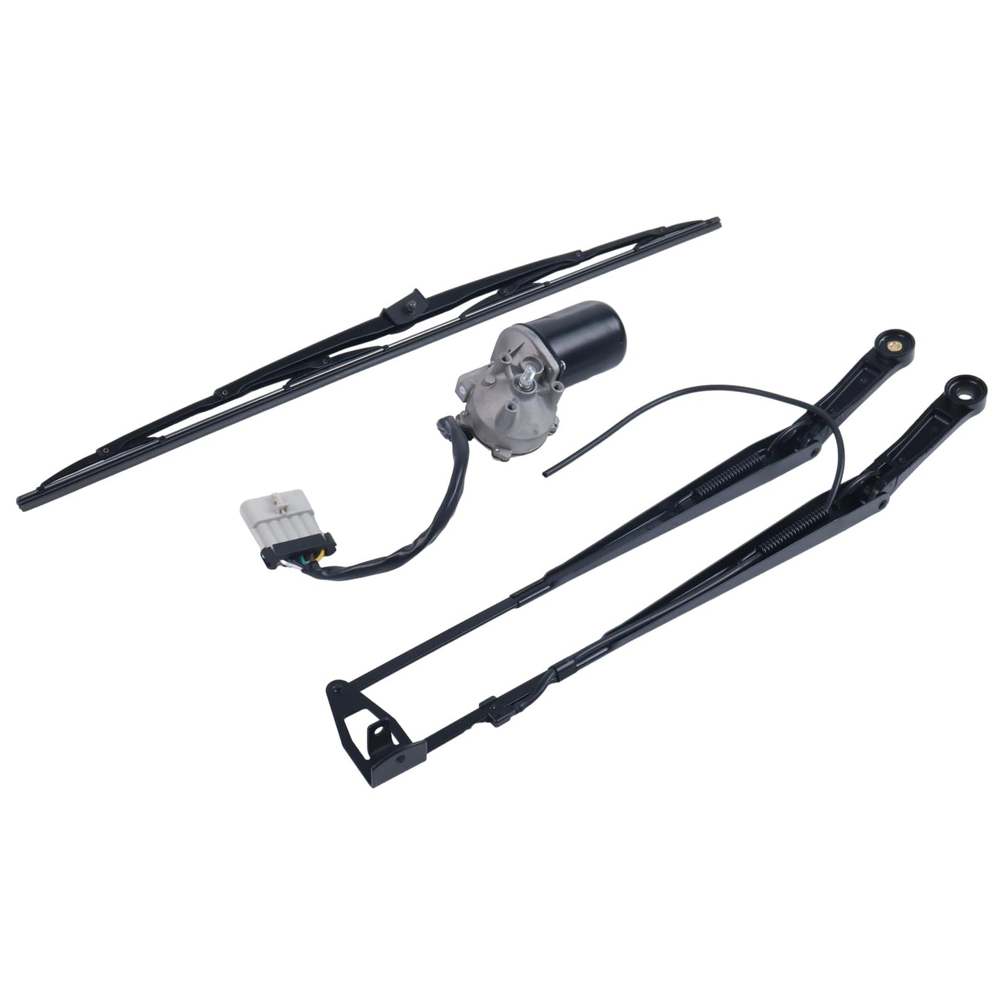 Czomoizc 7168952 7168953 7168954 Wiper Motor Arm Blade Kit Compatible with Bobcat Skid Steer A770 S450 S510 S530 S550 S570 S590 S630 T450 T550 T550 T590 T630 T650