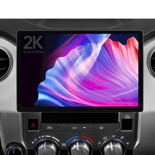 ASURE 13.1 inch Car Stereo Radio for Toyota Tundra 2014-2019 with Wireless Carplay,Android Auto,8Core 4G+64G Android GPS Navigation Unit,SWC,DSP,Bluetooth,HD Touchscreen,Backup Camera