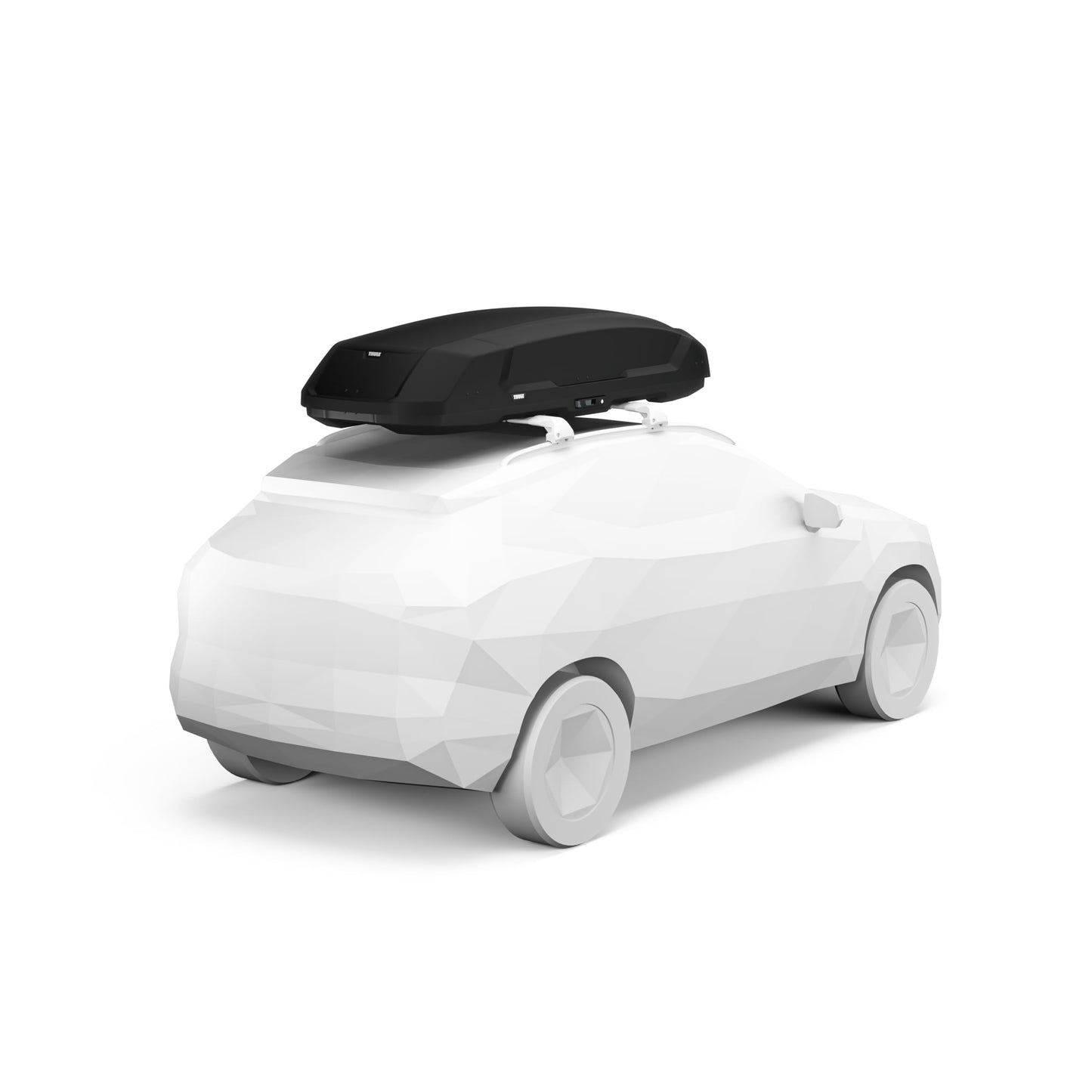 Thule Force 3 - Size XXL - 21 cu ft - Aerodynamic roof Mounted Box - Dual-Sided Opening with Locks - Tool-Free Install - Weatherproof Design - for SUVs, Trucks, Cars, EVs and More