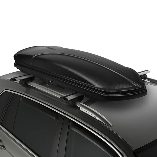 DNA MOTORING Extra Long XXL Rooftop Cargo Carrier Box Lockable Roof Luggage Storage Case w/Lock+Keys, 110Lb Capacity, 15 Cubic Ft.(Textured Black),PT-ZTL-8294-BK