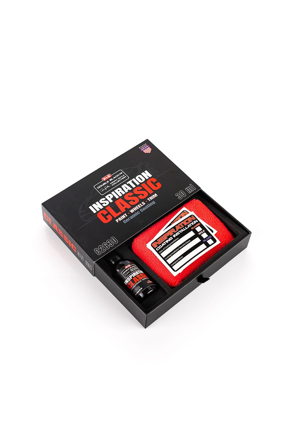 P&S Professional Detail Products - Inspiration Ceramic Coating - Creates an Impenetrable Hydrophobic Layer of Protection; Highly Durable; Resistant to Chemical & UV Damage (30 milliliters)