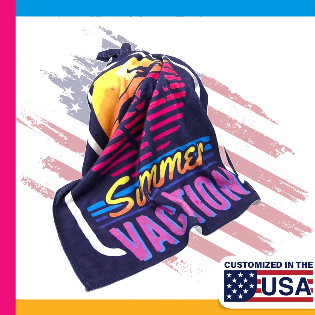 USMG Custom Full Color Microfiber Rally Towel – 15x17 Inch Personalized Team Spirit Towel for Sports Events, Gifts, Promotions, and Crowd Engagement (Red, Qty 100)