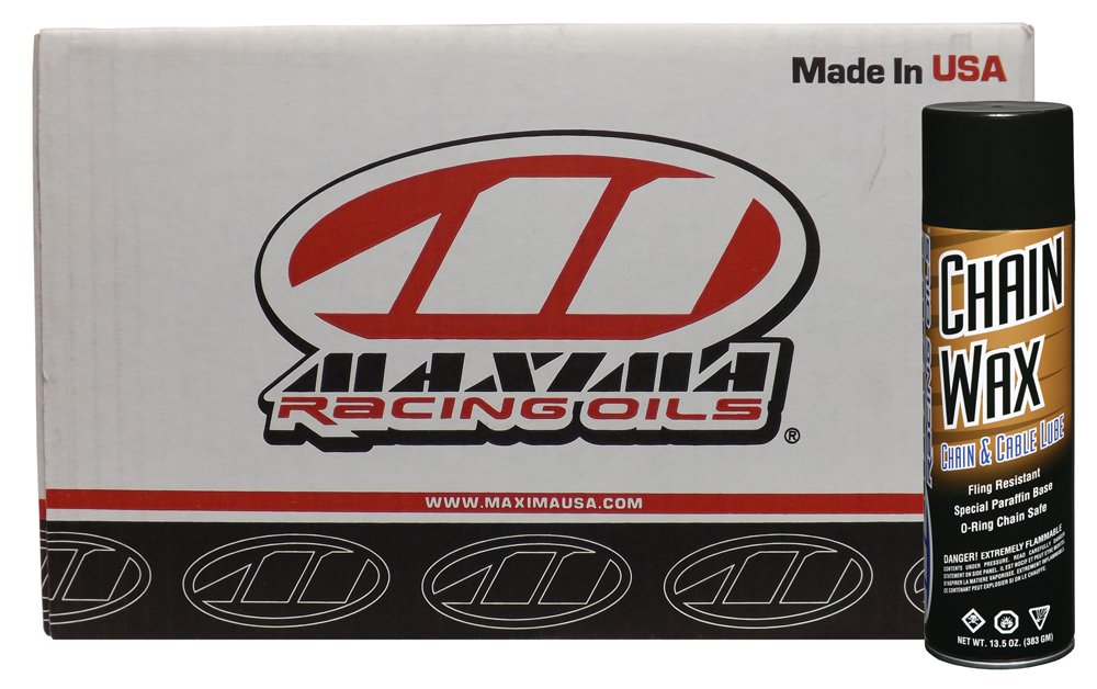 Maxima Racing Oils CS74920-12PK-12PK Chain Wax Aerosol - 162 oz., (Pack of 12)