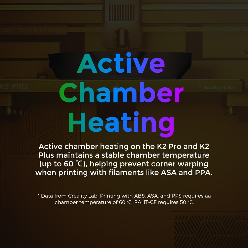 Official Creality K2 Pro Combo 3D Printer, Multicolor 3D Printers with CFS, 600mm/s Printing Speed 300℃ Direct Drive Extruder Chamber Heating Dual AI Cameras, Printing Size 11.81x11.81x11.81 inch