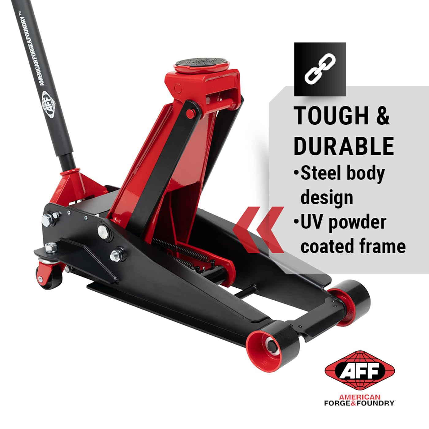 AFF 4 Ton Car Jack - Hydraulic Floor Jack with Lightning Lift - Heavy Duty