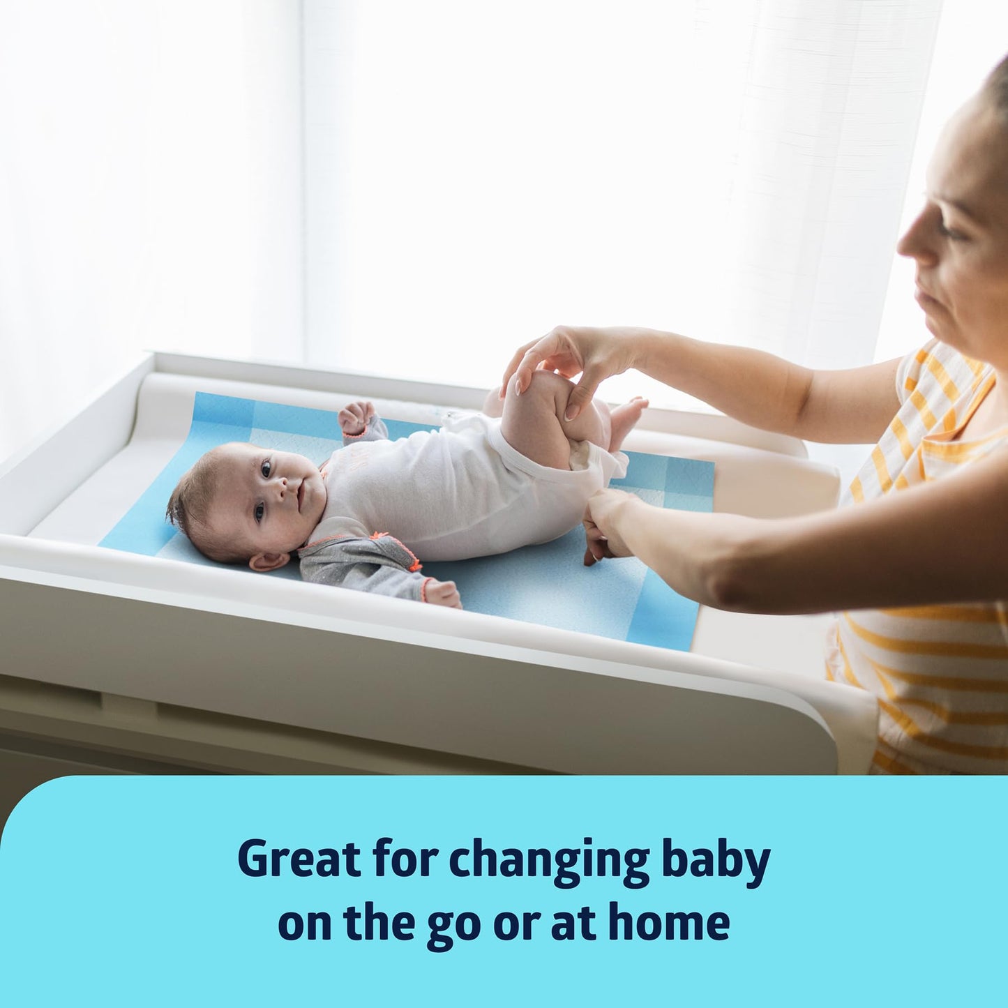 Medline Chucks Pads, Disposable Changing Pads for Baby, 17x24, 300 Count, Chucks Pads, Pee Pads, Disposable Underpads for Incontinence, Diaper Pads, Pee Pads for Babies