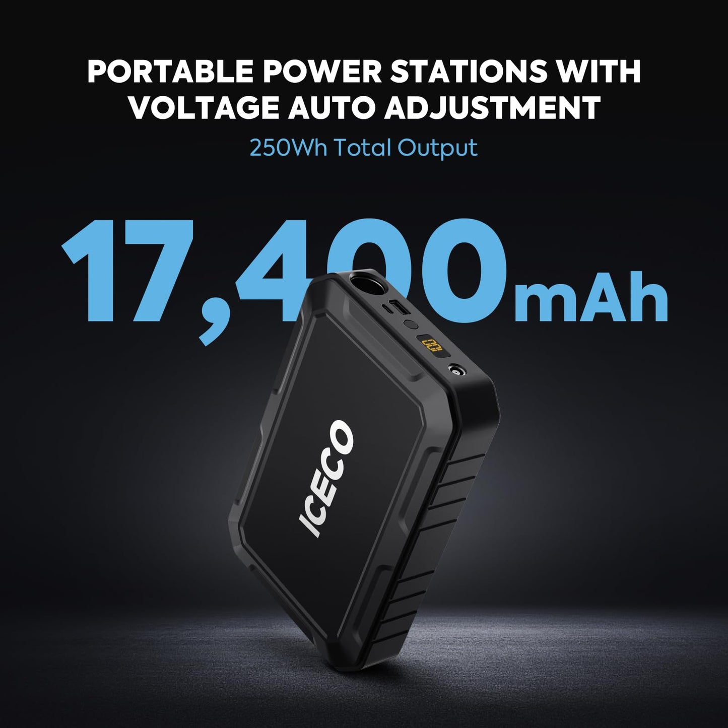 ICECO VL75 ProD Portable Refrigerator with Multi-directional Lid, 12V Dual Zone Fridge Freezer Powered by SECOP, Dual USB & 12/24V DC, 110-240V AC, 0°F to 50°F, Car, RV, Outdoor Use|with 250wh Battery