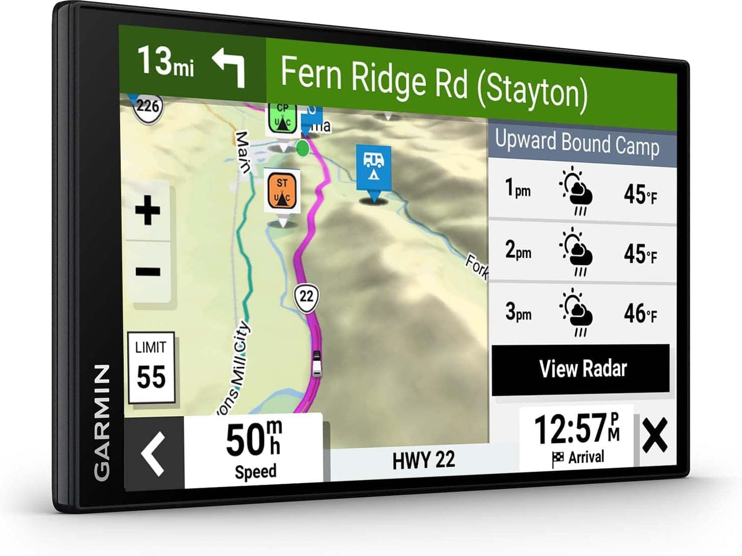 Garmin RV 795 RV Navigator GPS Portable Navigator for RVs with Touchscreen Display, Preloaded Maps with 8GB MicroSD Card, 6Ave Travel Bundle & Cleaning Kit