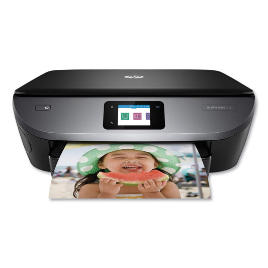 HP ENVY Photo 7155 All-in-One Color Photo Printer with Wireless Printing, HP Instant Ink, Works with Alexa (K7G93A)
