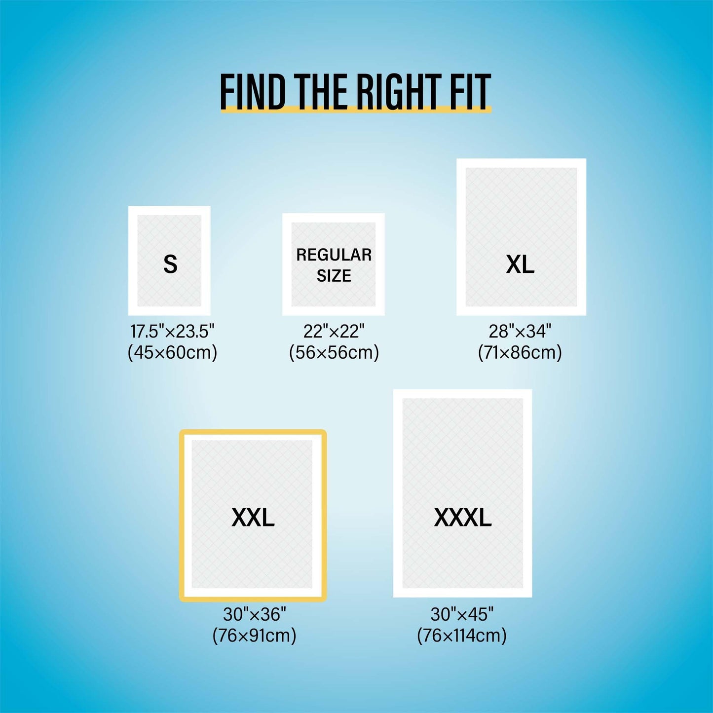 COCOYO Training Pads, 30"X36", 40 Count, XXL