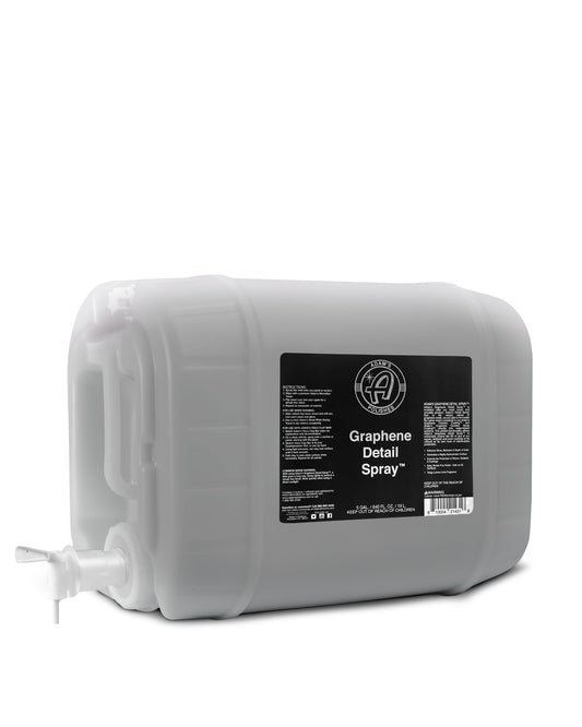 Adam's Polishes Graphene Detail Spray (5 Gallon) - Extend Protection of Waxes, Sealants, & Coatings | Waterless Detailer Spray For Car Detailing|Clay Bar, Drying Aid, Add Ceramic Graphene Protection
