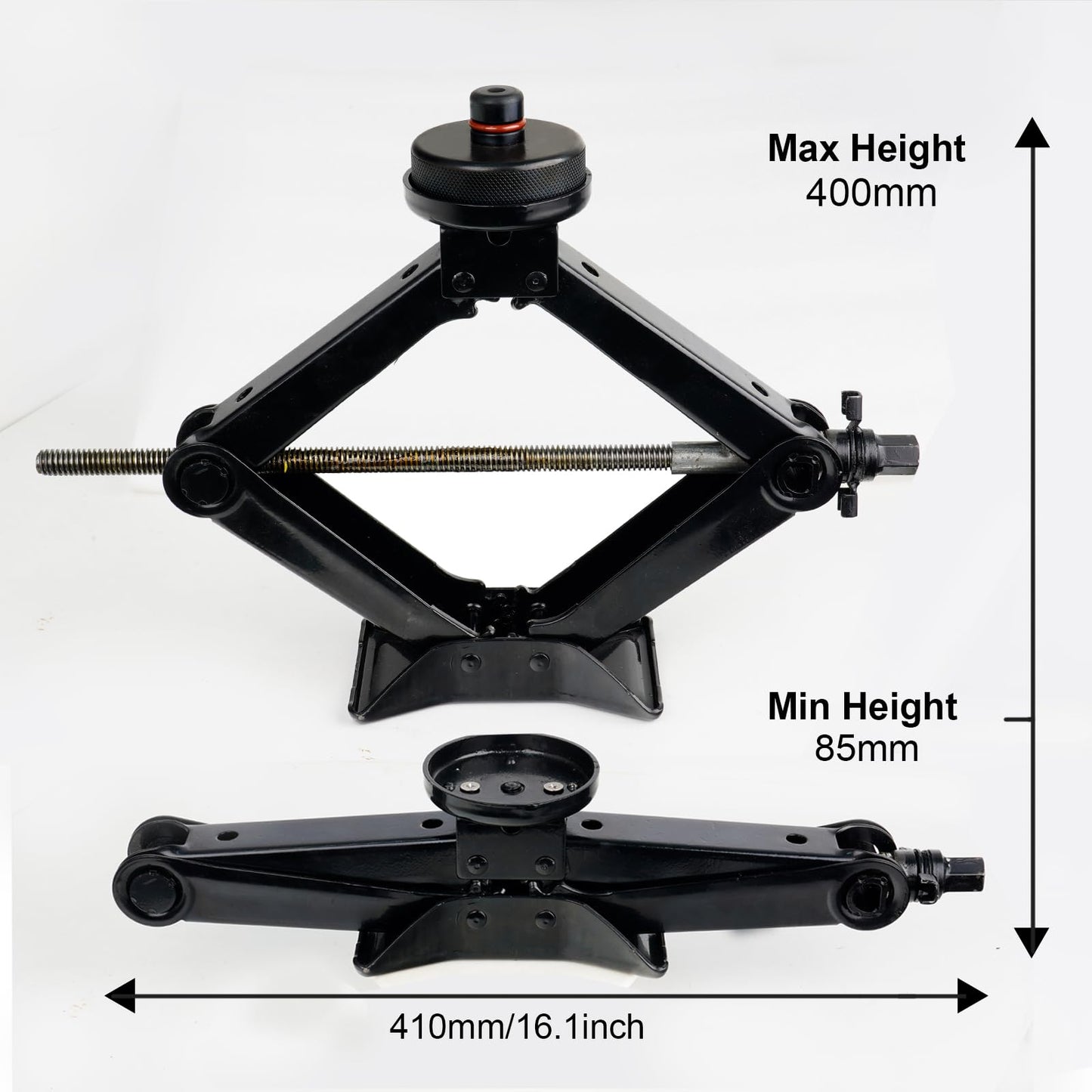 CHENGPI Car Jack Kit for Tesla Model Y Model 3/S/X - Max 2.5 Ton (5511 lbs) Capacity Scissor Jack- Lifting Jack Car Kit with Wrench for Auto/SUV/MPV