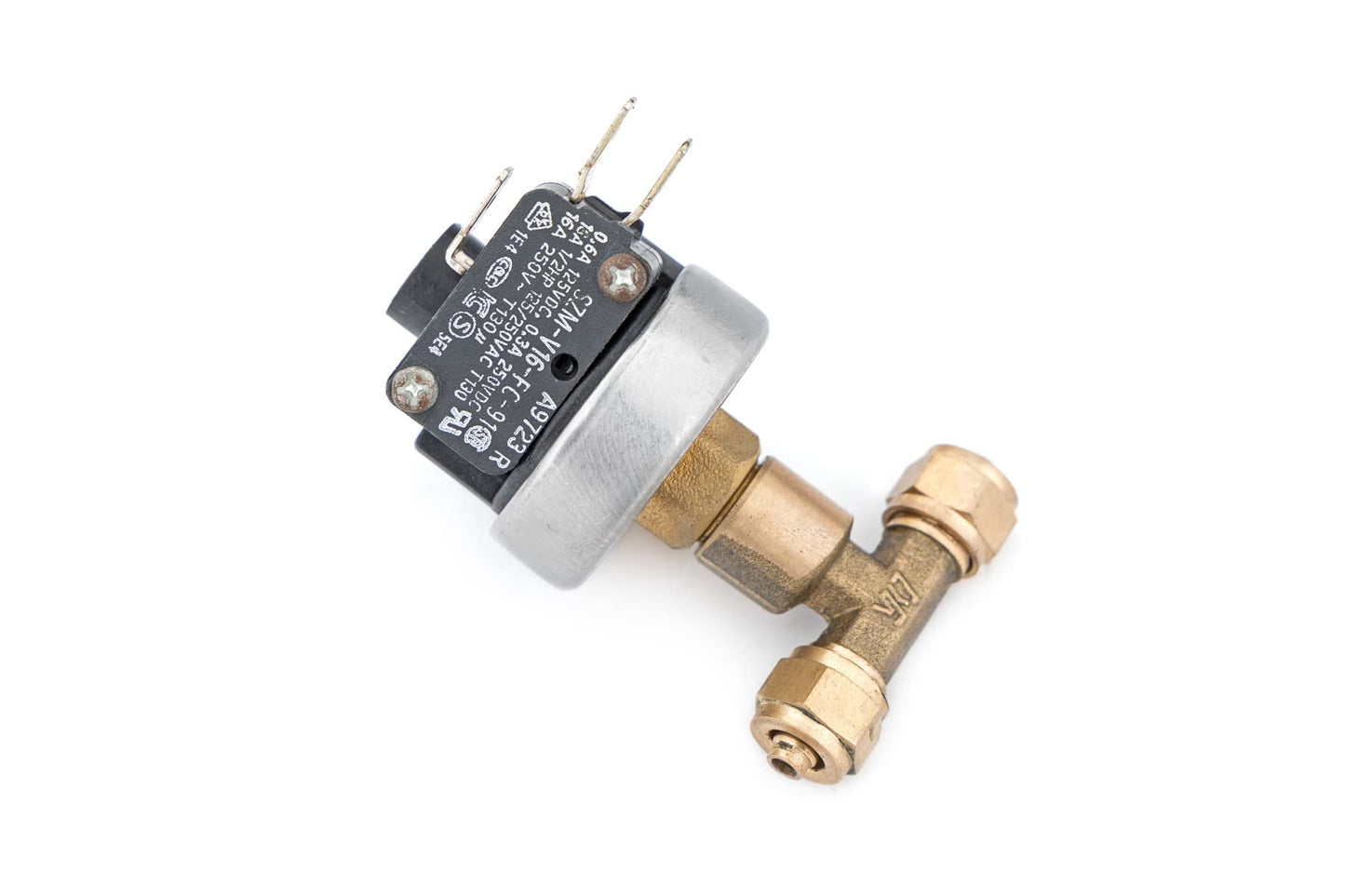 Rough Country Onboard Air Bag Compressor w/Gauge | Air Spring Compressor - 10100 Silver