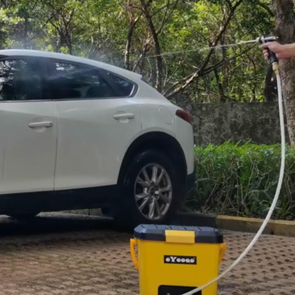 OYOOQO Portable Pressure Washer | 5 Gal Tank | 255 PSI | 45-Min Runtime | Versatile for Car Wash, Dog Bath, Home & Patio, & Portable Camping Shower | Durable Design for RV, Overland & Beach Adventures