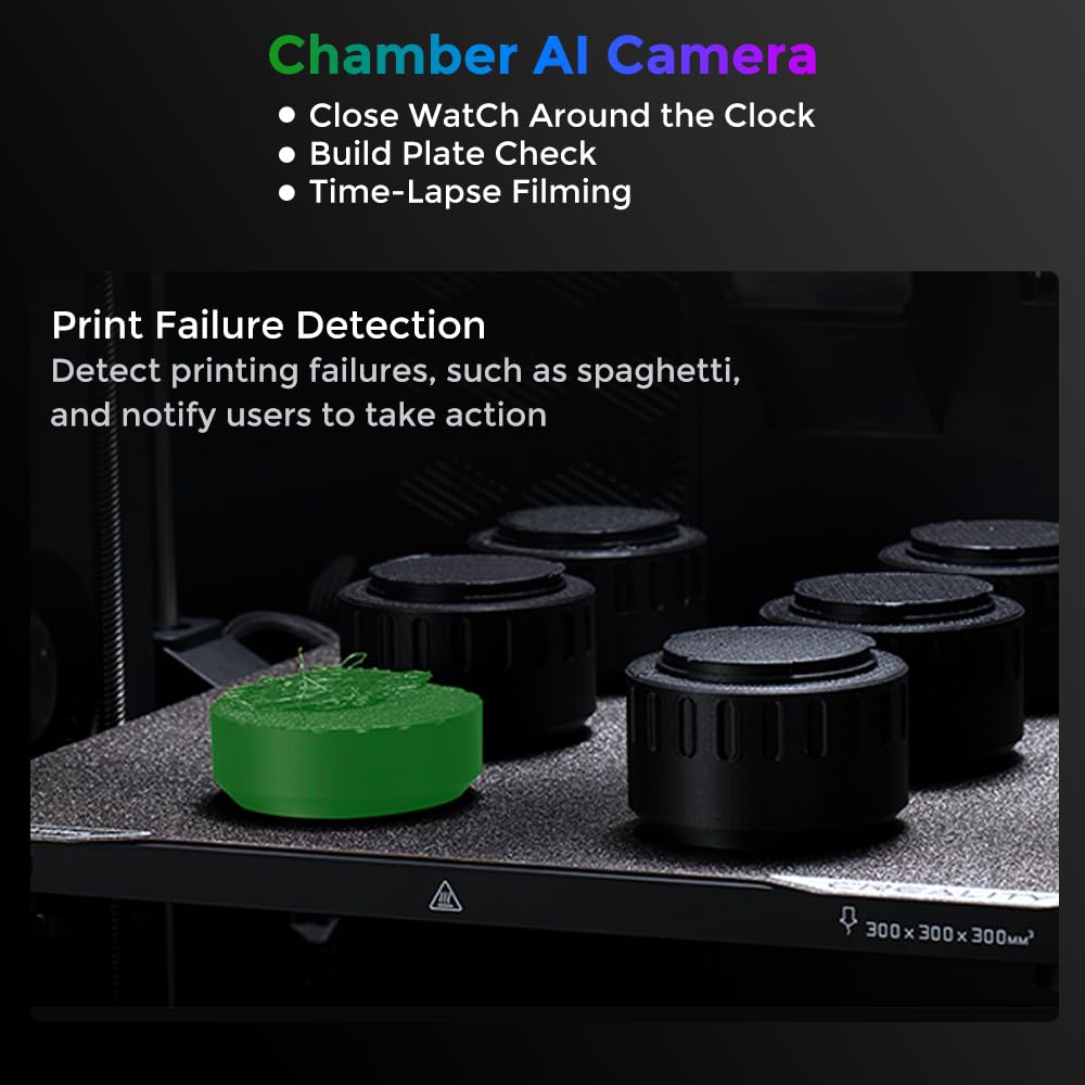 Official Creality K2 Pro Combo 3D Printer, Multicolor 3D Printers with CFS, 600mm/s Printing Speed 300℃ Direct Drive Extruder Chamber Heating Dual AI Cameras, Printing Size 11.81x11.81x11.81 inch