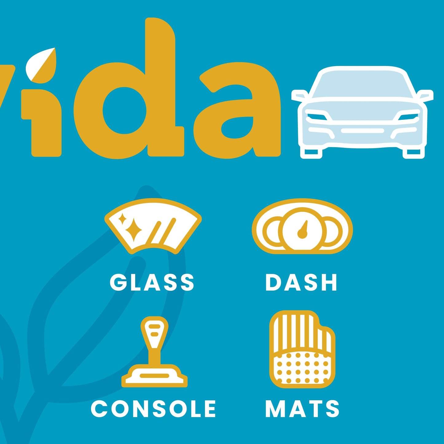 Carvida Vinegar Cleaner, Plant-Based, Multi-purpose Automotive Cleaning Spray, Natural Mint Scent, 16oz