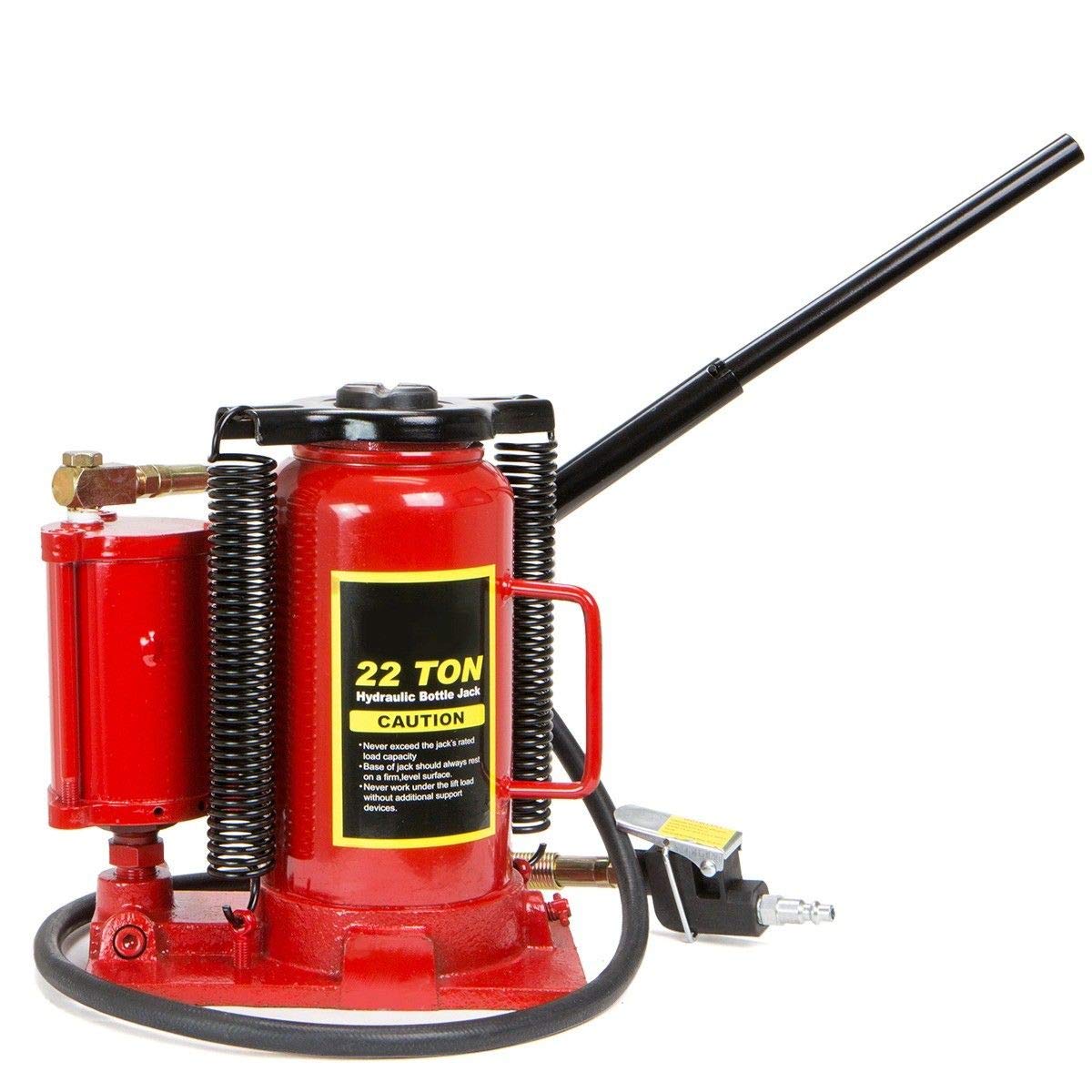 Stark USA 22 Tons Pneumatic Air Bottle Hydraulic Manual Bottle Jack Hoist Maintenance of Automobiles, Agricultural Vehicles, Trucks, Mobile Machinery