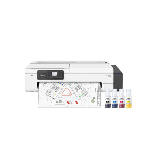 Canon imagePROGRAF TC-21M – Multifunction Printer| 24" Large Format Poster & Plotter Printer - Automatic Roll & Cut Sheet Paper Feeder, USB, Wi-Fi, LAN,White
