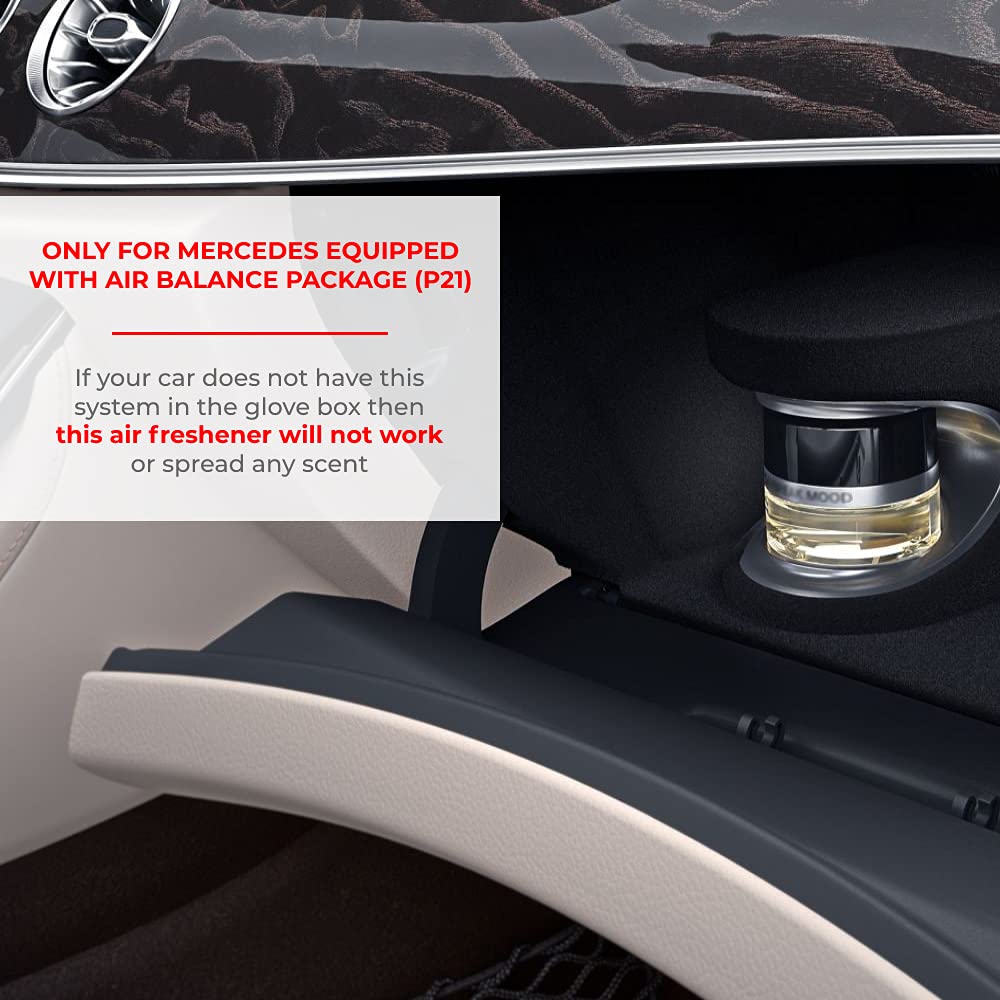 Boxiti Set – Pacific Mood for Mercedes Benz Air Freshener System, Genuine Perfume for Mercedes, Interior Cabin Fragrance for Mercedes Cars Equipped with Air Balance Package (P21) and Boxiti Wipe