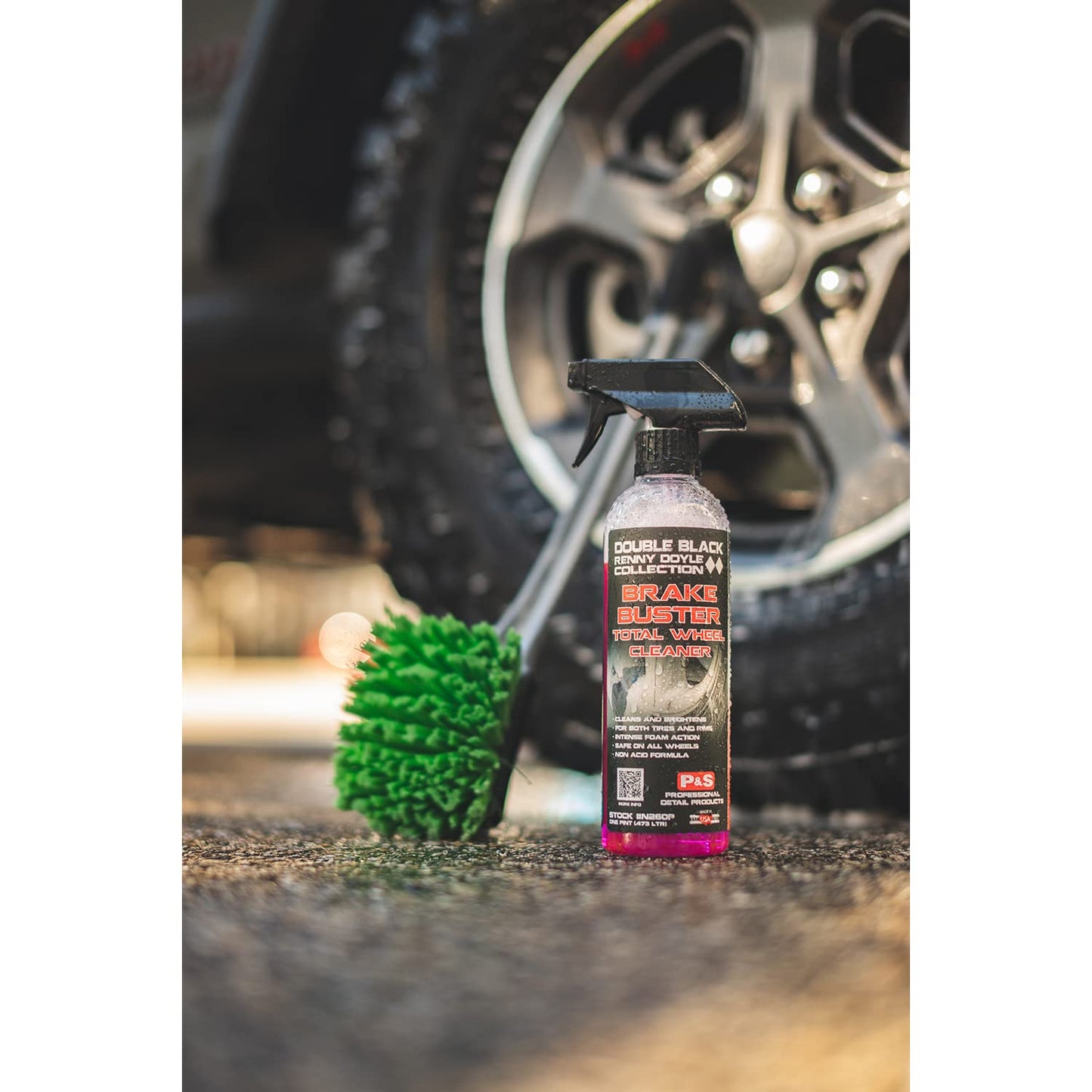 P & S PROFESSIONAL DETAIL PRODUCTS - Brake Buster Wheel Cleaner - Non Acid, Removes Brake Dust, Oil, Dirt, Light Corrosion (5 Gallons)