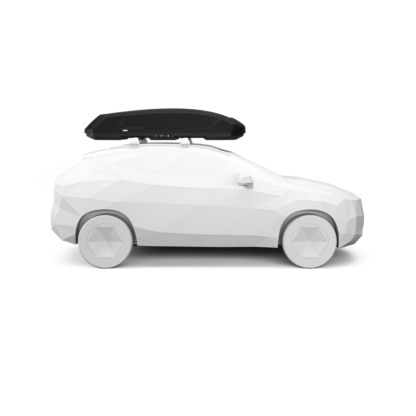 Thule Force 3 - Size XXL - 21 cu ft - Aerodynamic roof Mounted Box - Dual-Sided Opening with Locks - Tool-Free Install - Weatherproof Design - for SUVs, Trucks, Cars, EVs and More