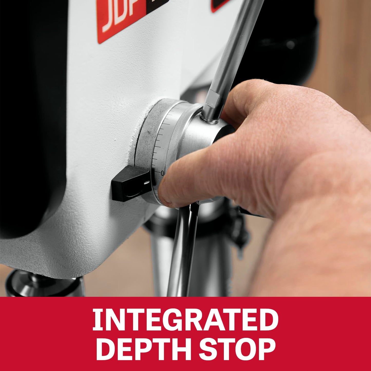 JET 15-Inch Benchtop Drill Press, 16 Speed, 3/4 HP, 115V 1Ph (Model JDP-15B)