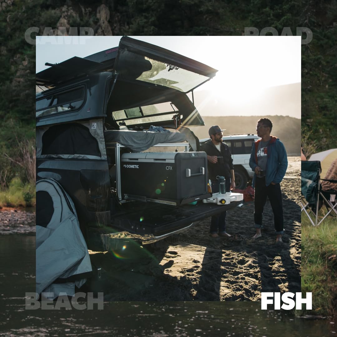 Dometic CFX3 100-Liter Portable Refrigerator and Freezer, Powered by AC/DC or Solar