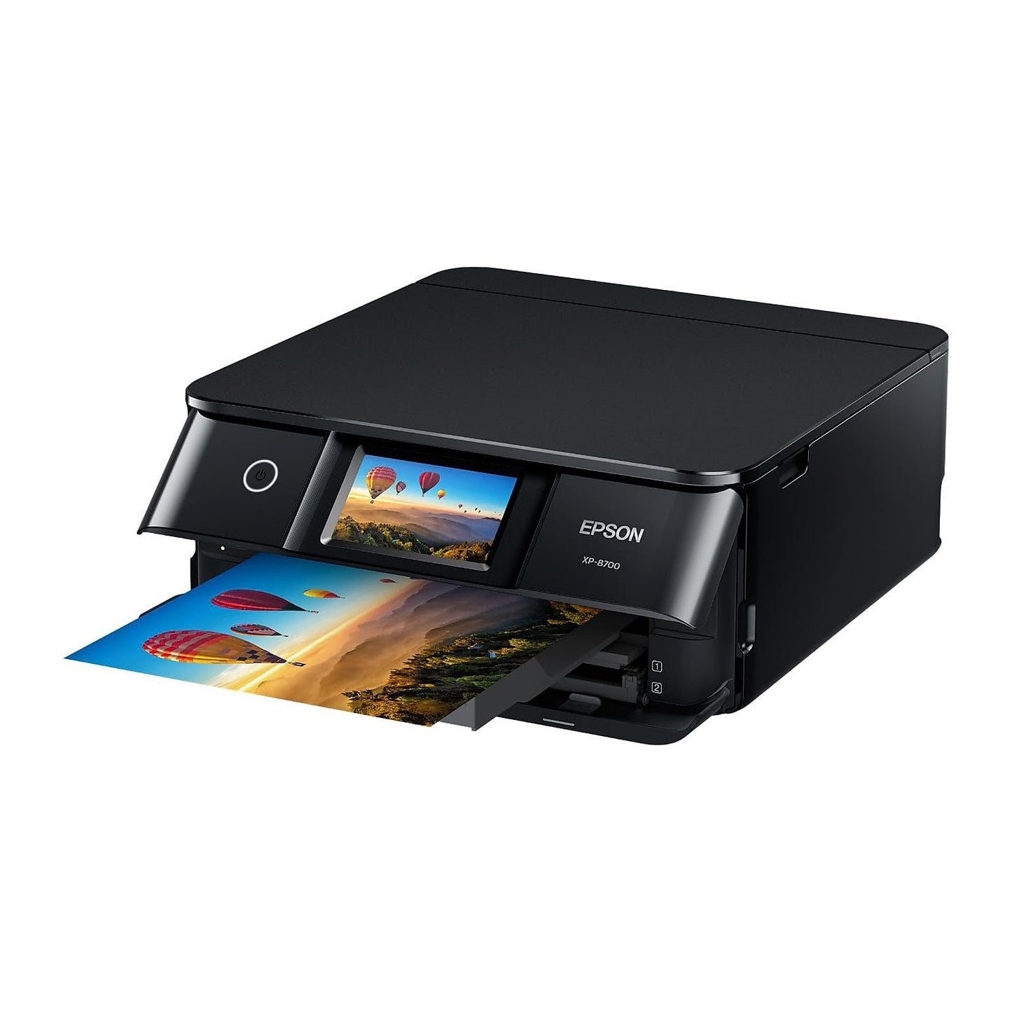 Epson Expression Photo XP-8700 Wireless All-in-One Printer with Built-in Scanner and Copier and 4.3" Color Touchscreen, Black