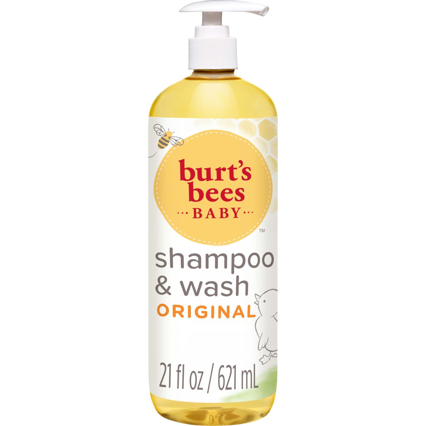 Baby Shampoo & Wash, Burt's Bees Tear Free Soap, Baby Care, Original, 21 Ounce (Packaging May Vary)