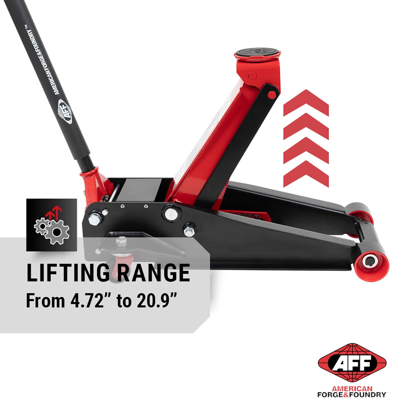 AFF 4 Ton Car Jack - Hydraulic Floor Jack with Lightning Lift - Heavy Duty