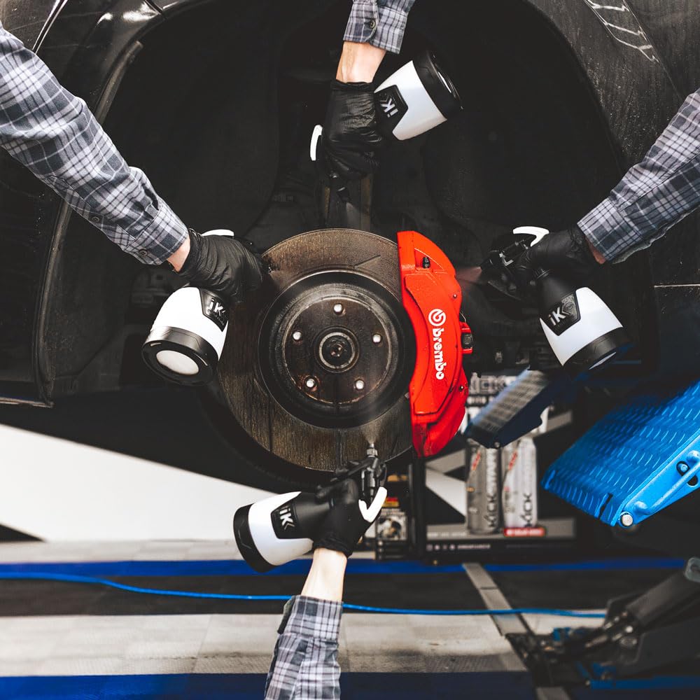 The Rag Company - iK Sprayers Multi TR Mini 360 - Trigger Sprayer; Perfect for Car Detailing; Ergonomic Comfort Grip; 360 Degree System to Spray in All Positions and Upside Down (0.6 Liters) (12-Pack)