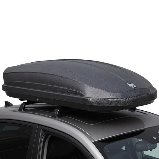 12 Cu Ft Hardshell Roof Cargo Box - 165Lb Capacity Lockable Carrier, Rooftop Cargo Carrier for SUV/Car Travel, Waterproof Storage