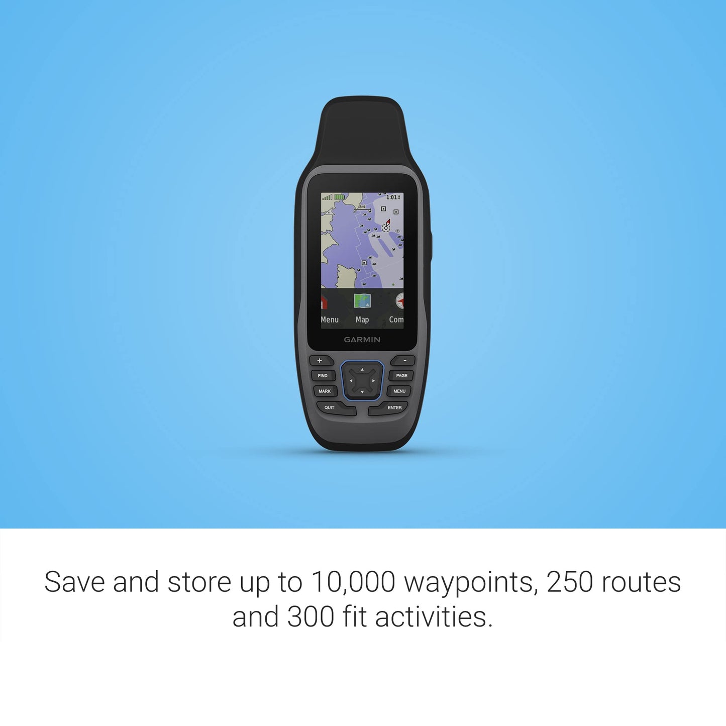 Garmin GPSMAP 79sc, Marine GPS Handheld Preloaded with BlueChart g3 Coastal Charts, Rugged Design and Floats in Water