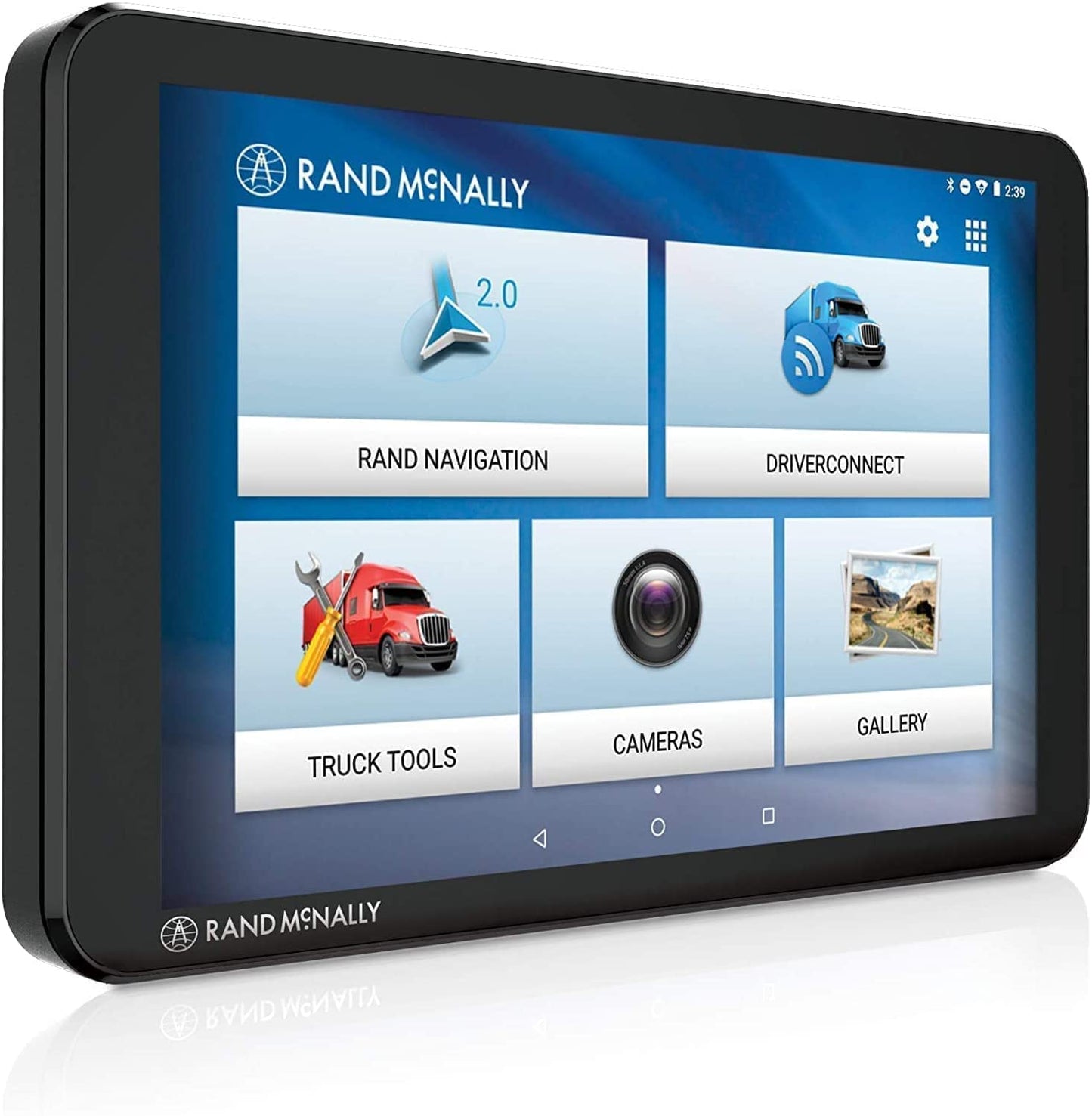 Rand McNally TND Tablet 85 8-inch GPS Truck Navigator with Built-in Dash Cam, Easy-to-Read Display and Custom Truck Routing (Renewed)