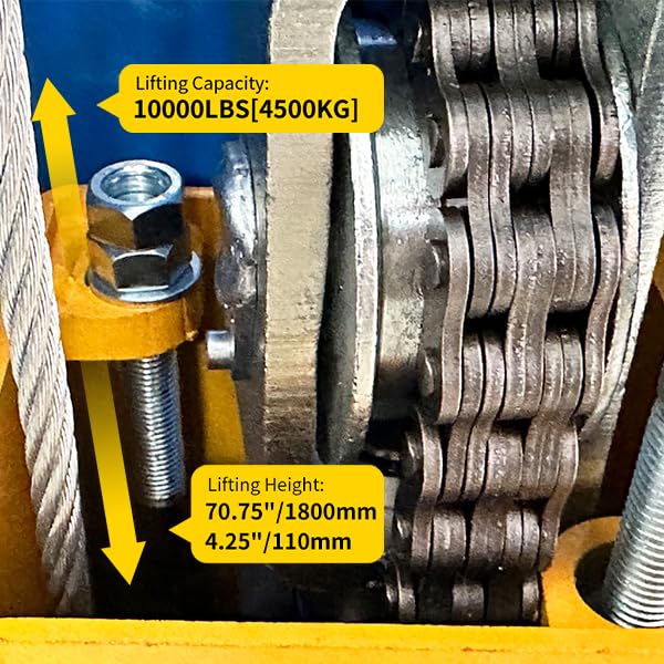 KATOOL 11000lbs 2 Post Car Lift Auto Lift 2 Post Lift Car Lifts for Home Garage (11000lbs Lift)