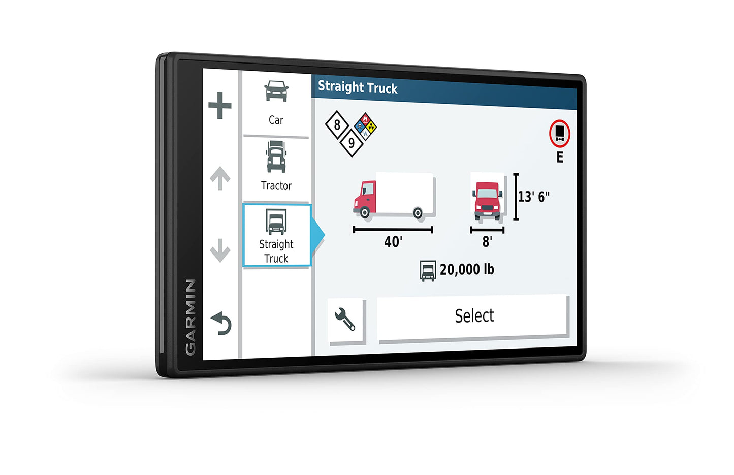 Garmin Dezl OTR500, 5.5-inch GPS Truck Navigator, Custom Truck Routing and Load-to-Dock Guidance, 010-02603-00