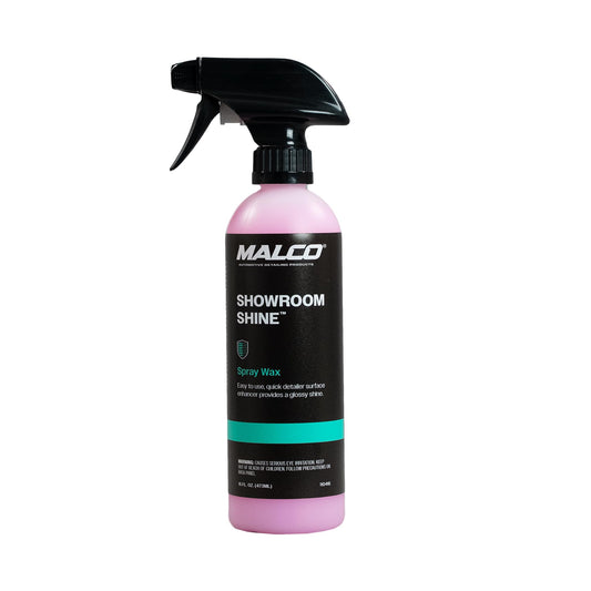 Malco Showroom Shine Spray Car Wax – Best Car Wax Spray for Professional Finish/Easy to Use Instant Detailer/Cleans and Waxes Painted Surfaces, Metal and Glass / 16oz. (110416)