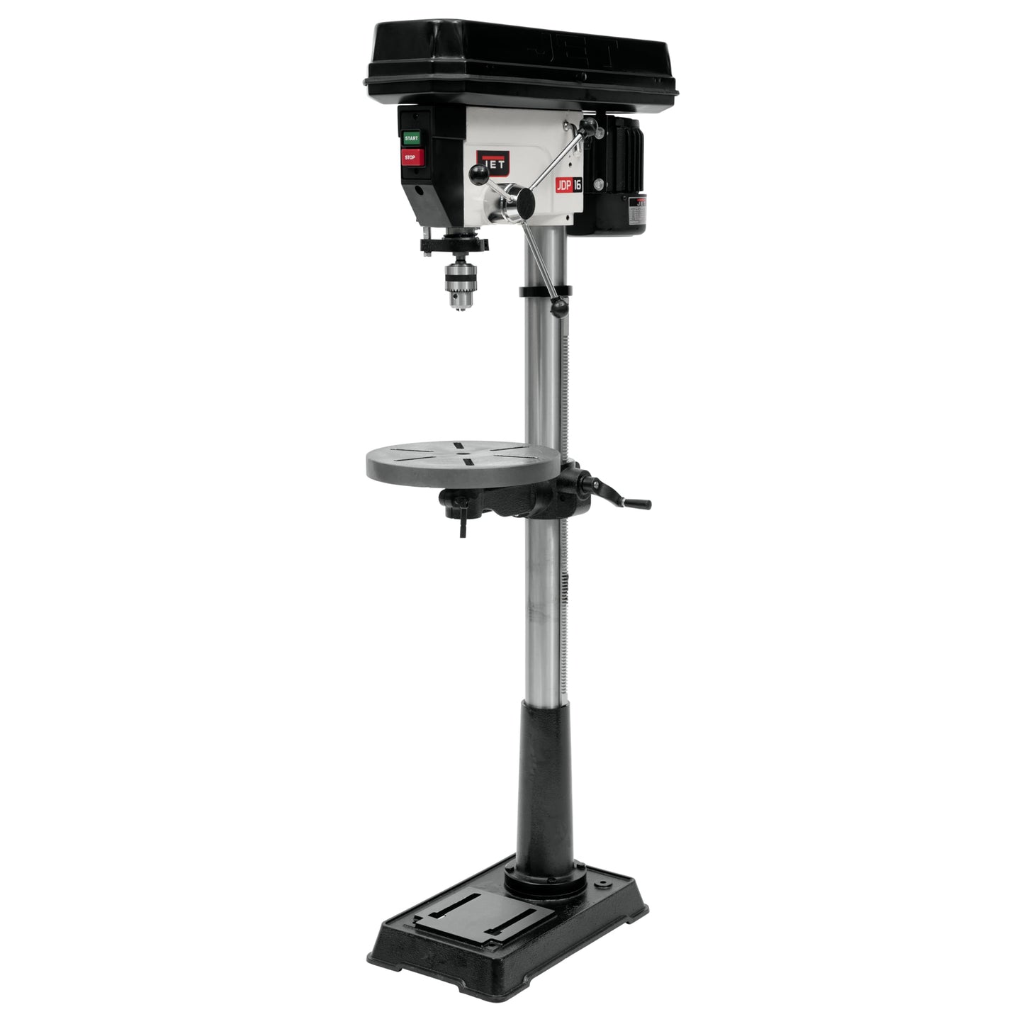 JET 17-Inch Floor Drill Press, 16 Speed, 3/4 HP, 115/230V 1Ph (Model JDP-17MF)
