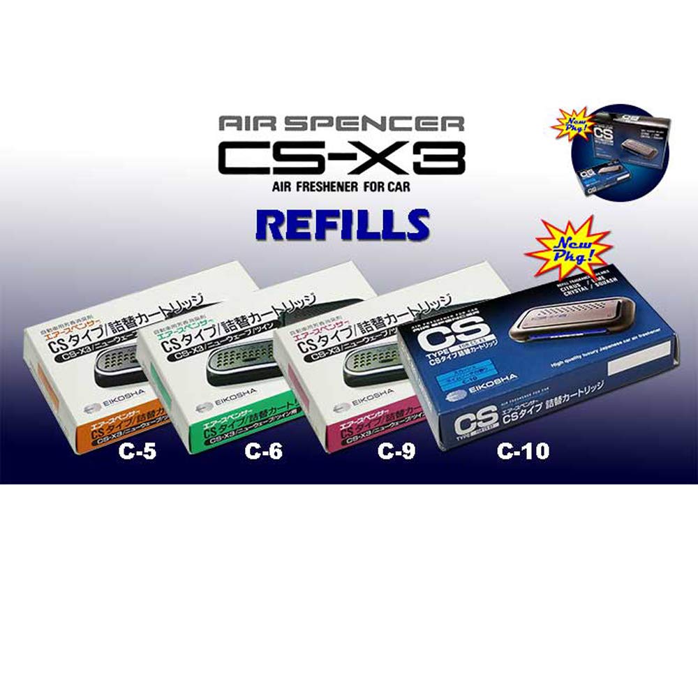 CSX3 30 Packs Wholesale Size CS-X3 Squash Air Spenser Squash JDM Car Air Freshner Refill, Wholesale-Price