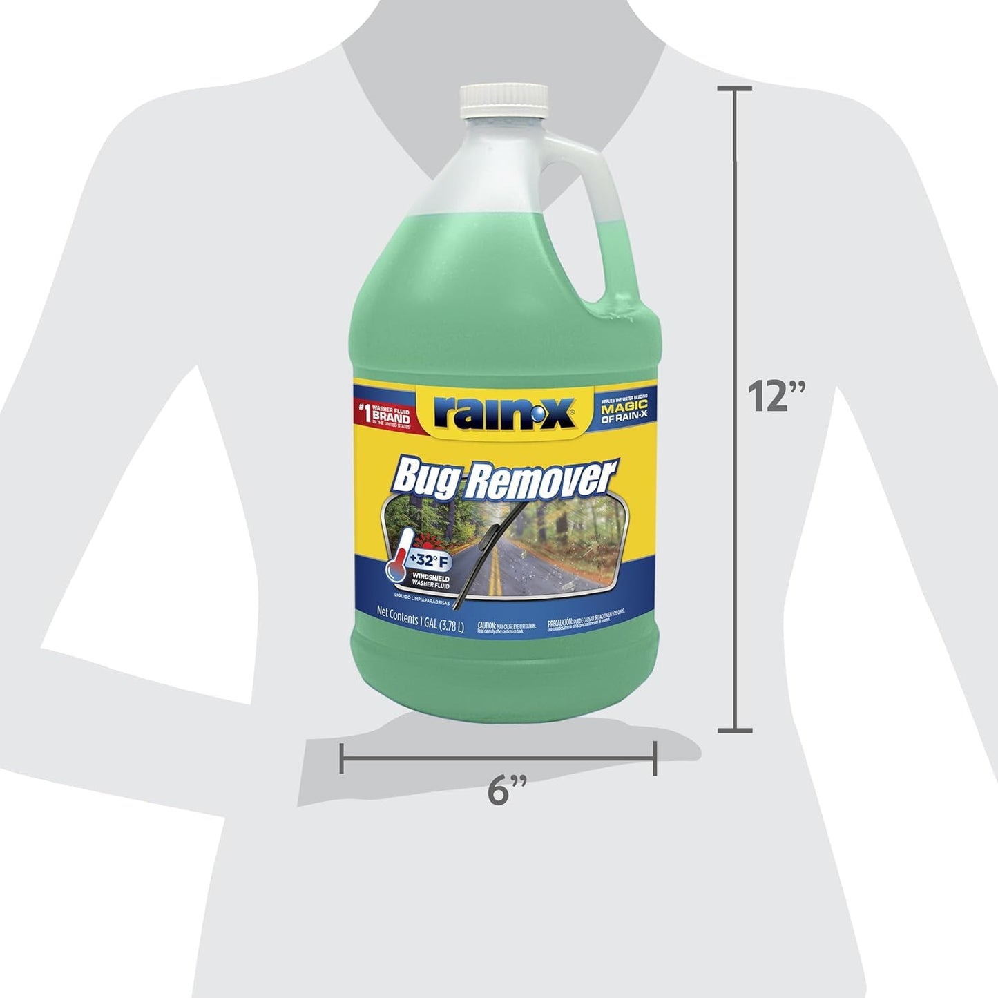 RainX RX68806 Rain-X Bug Remover etxWuf, 2Pack