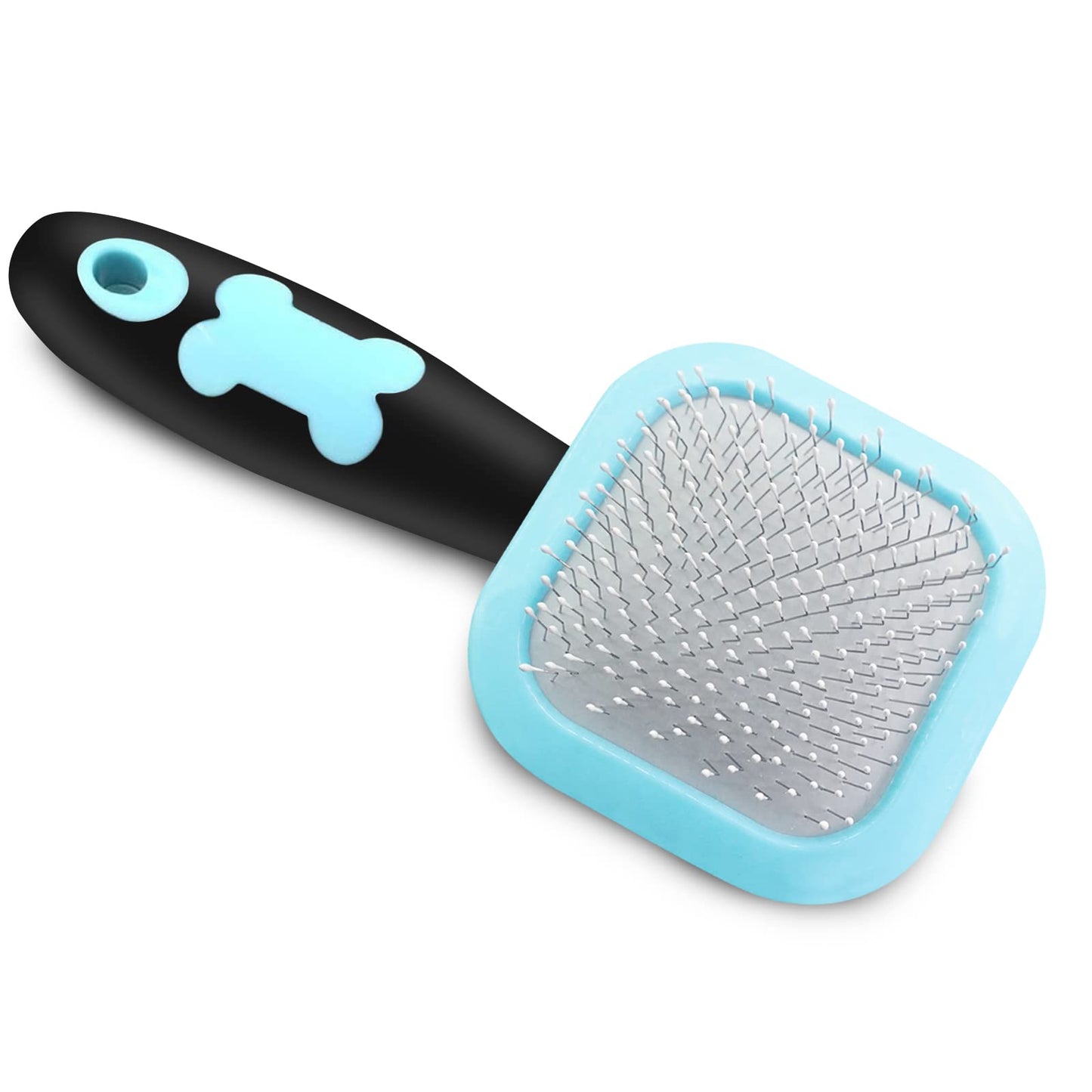 PETPAWJOY Slicker Brush, Dog Brush Gently Cleaning Pin Brush for Shedding Dog Hair Brush for Small Dogs Puppy Yorkie Poodle Rabbits Cats