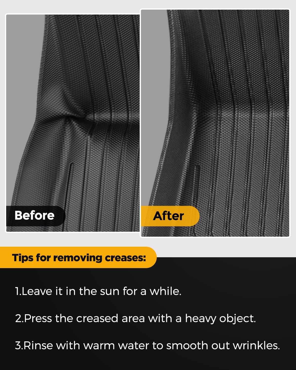 All Weather Floor Mats Custom Fit for Chevy Traverse 2009-2017 (Only Fits Captain's Chairs), Front Backseat Row Liners for GMC Acadia 2007-2017, Full Interior Protection TPE Rubber Car Accessories