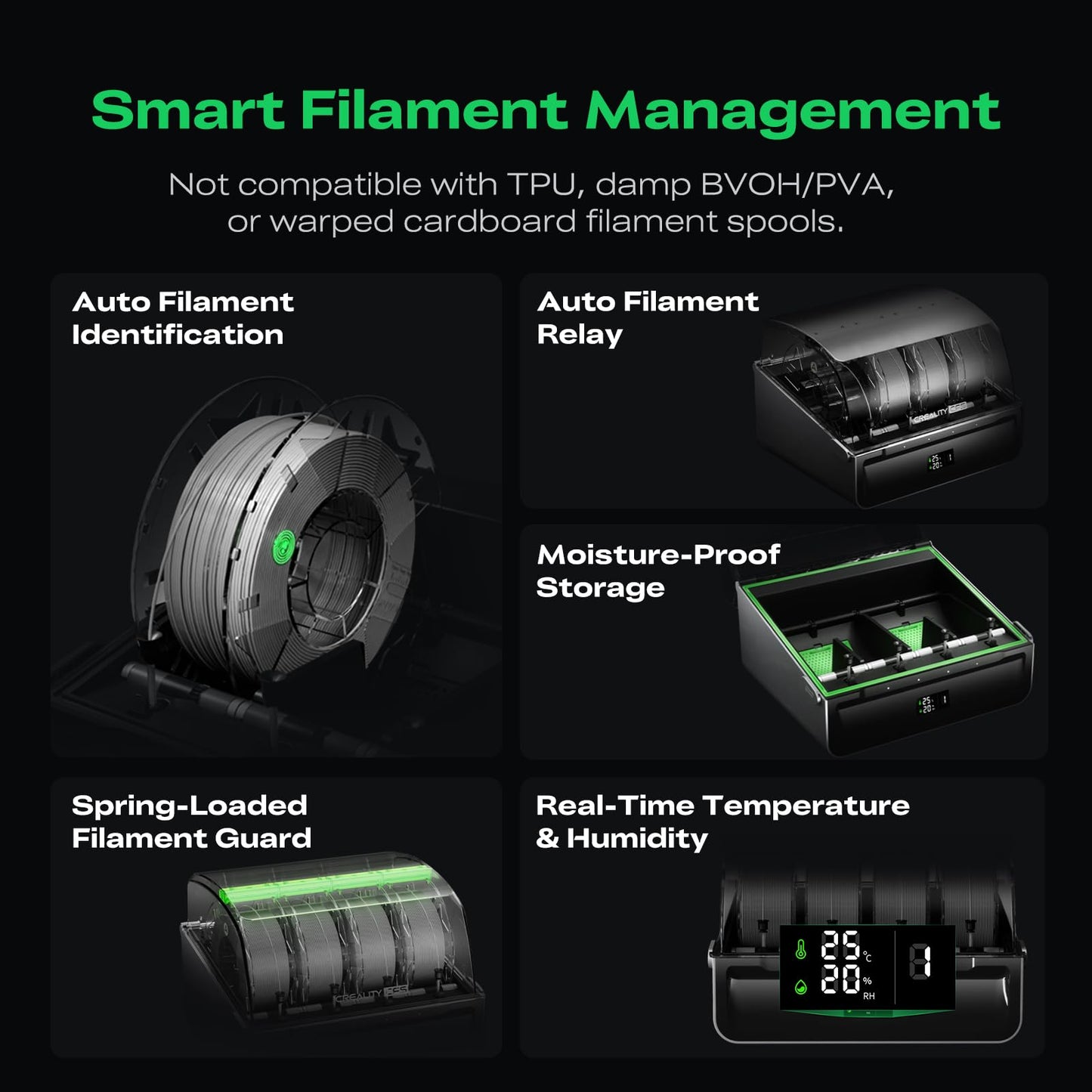 Creality K2 Pro Combo (A) 3D Printer, Multicolor 3D Printer with CFS, 600mm/s Max High-Speed, Dual AI Camera, Fully Assembled Auto Leveling, 300x300x300mm Large Print Volume, for Pros & Hobbyists
