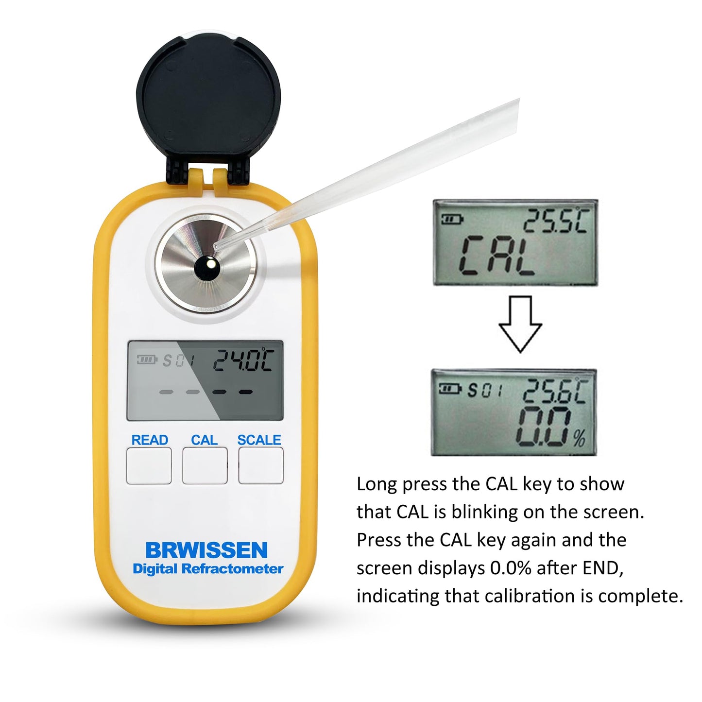 BRWISSEN Digital Refractometer 5-in-1 Antifreeze Coolant Diesel Exhaust Fluid DEF Tester - Urea Concentration, Antifreeze & Car Windshield Washer Fluid Freeze Point Detector