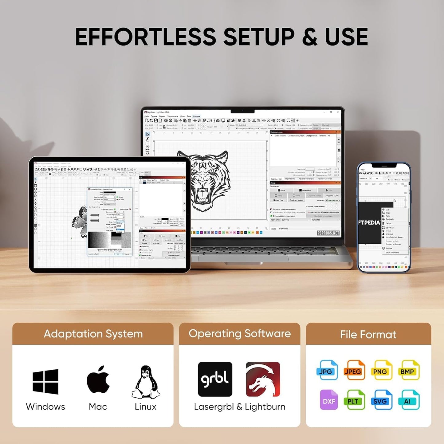 Monport Nano Laser Engraver Portable Handheld 6W Laser Engraving Machine, 0.01mm High Precision 5000mm/s High Speed Laser Marking Machine for Wood, Leather, Cardboard, Kraft, Aluminum, Stainless Steel